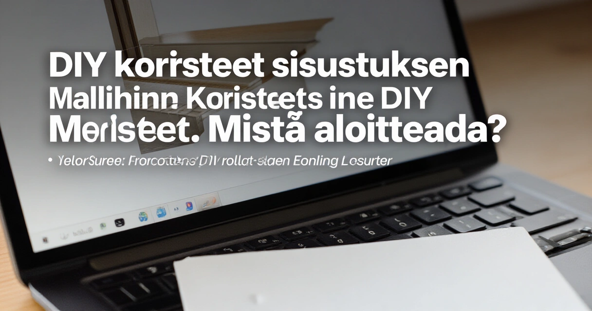 DIY Koristeet: Mistä Aloittaa?
