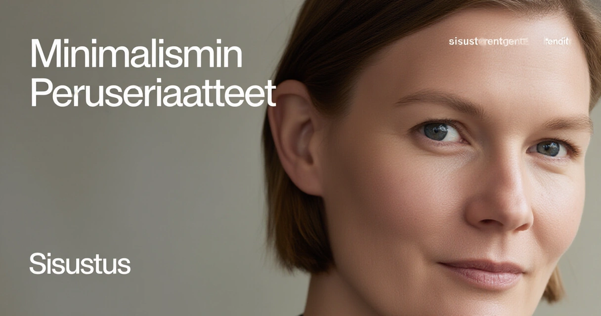 Minimalismin Perusperiaatteet