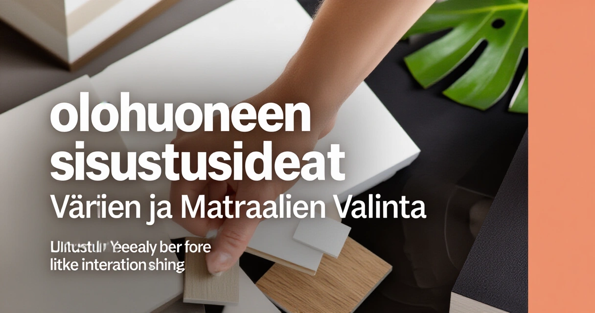 Värien ja Materiaalien Valinta