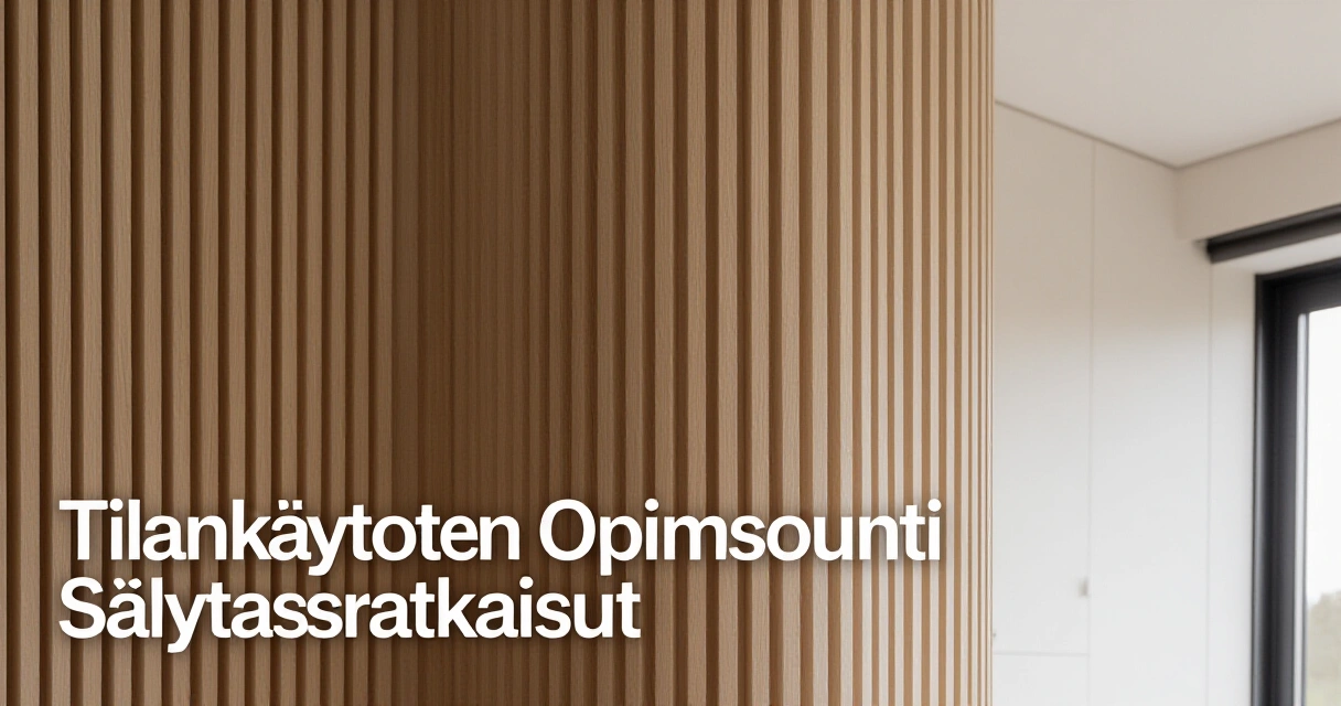 Tilankäytön Optimointi: Säilytysratkaisut