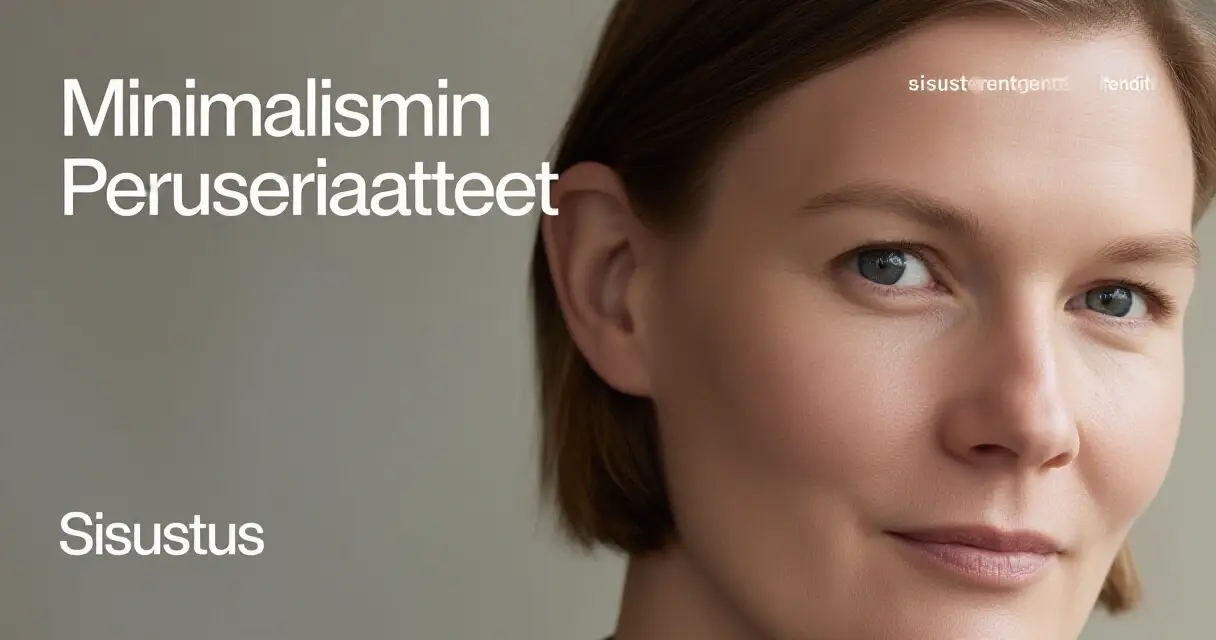 Minimalismin Perusperiaatteet